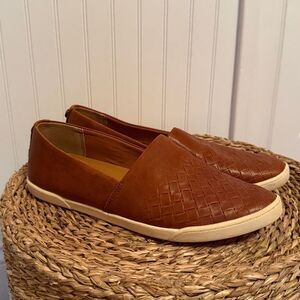 Patricia Nash Brown Woven Slip-On Loafers - 8.5 - Great Condition